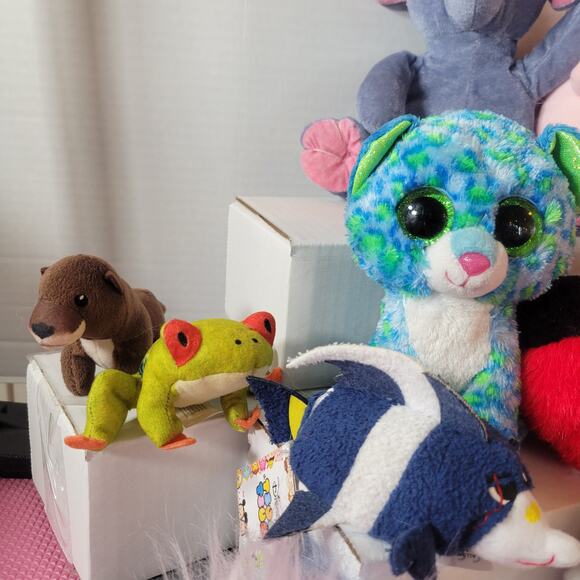 Plush Toy Lot 26pcs Mixed  Beanie Babies, TY, Hello Kitty, Preschool, Daycare - Picture 14 of 16